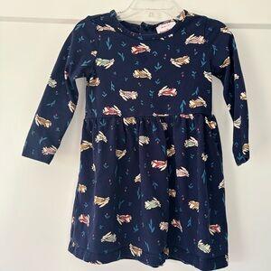 Hanna Andersson Elisabet Easter Bunny Long Sleeve Dress